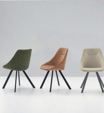 04 Sedie Design imbottite rivestimento soft touch BILBAO