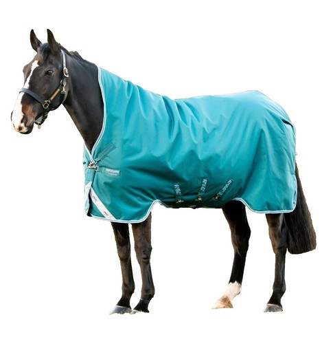 Shires Tempest 100g Combo Turnout Rug Green - View #3