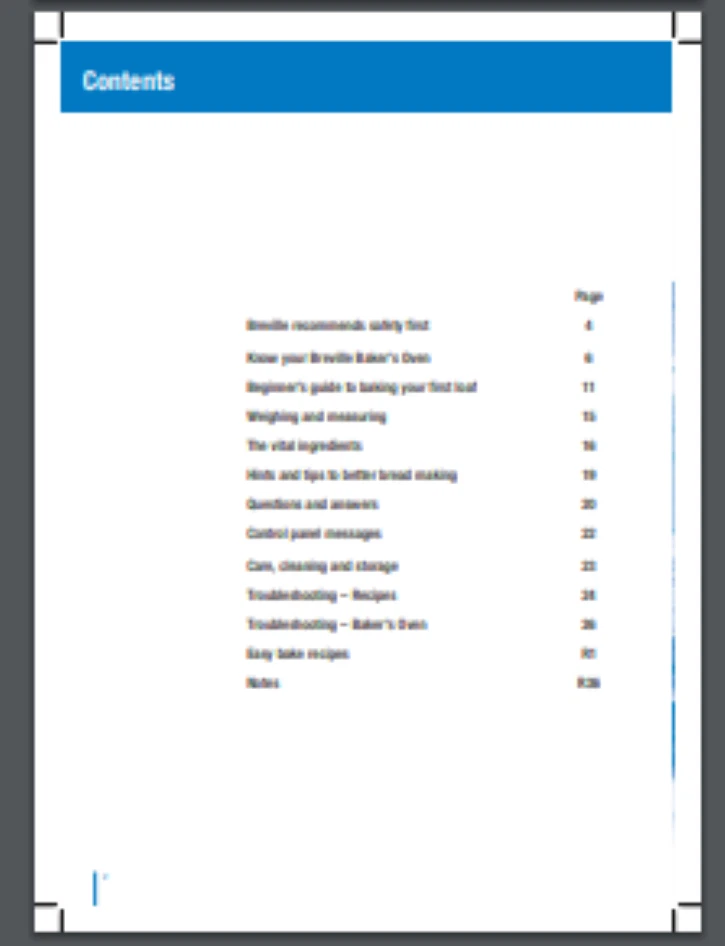 Breville Bread Maker Machine BBM100 Owner Recipe manual 64 Pages (manual only!) - Image 2 of 2