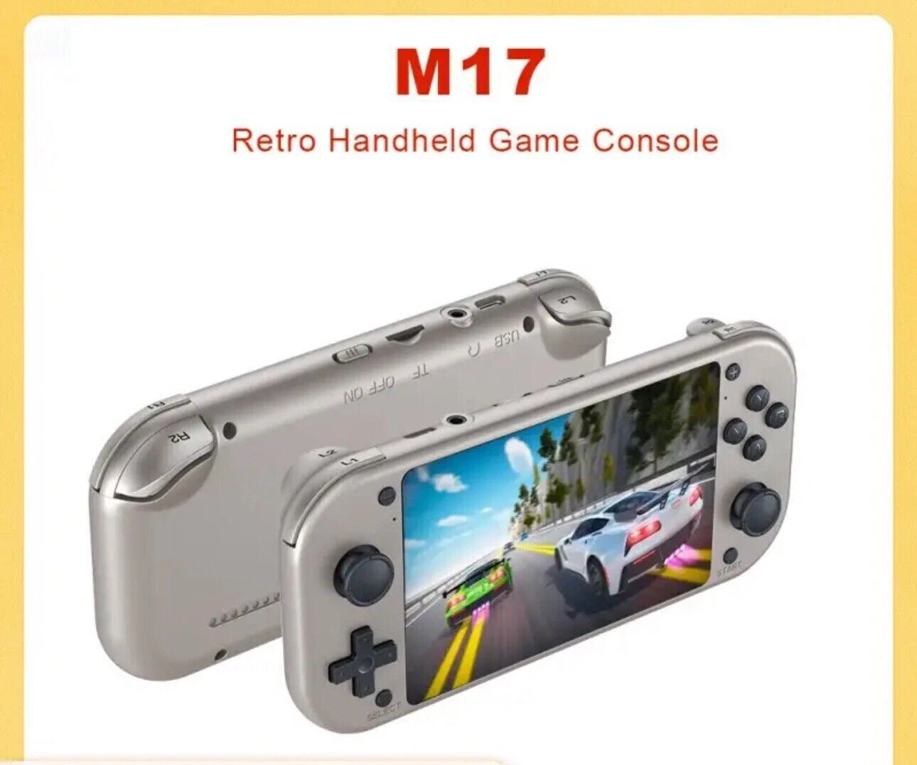 M17 SD CONSOLE 64 PORTABLE REAR CONSOLE 30000 Games Game DISPLAY 4.3 BOY Retro