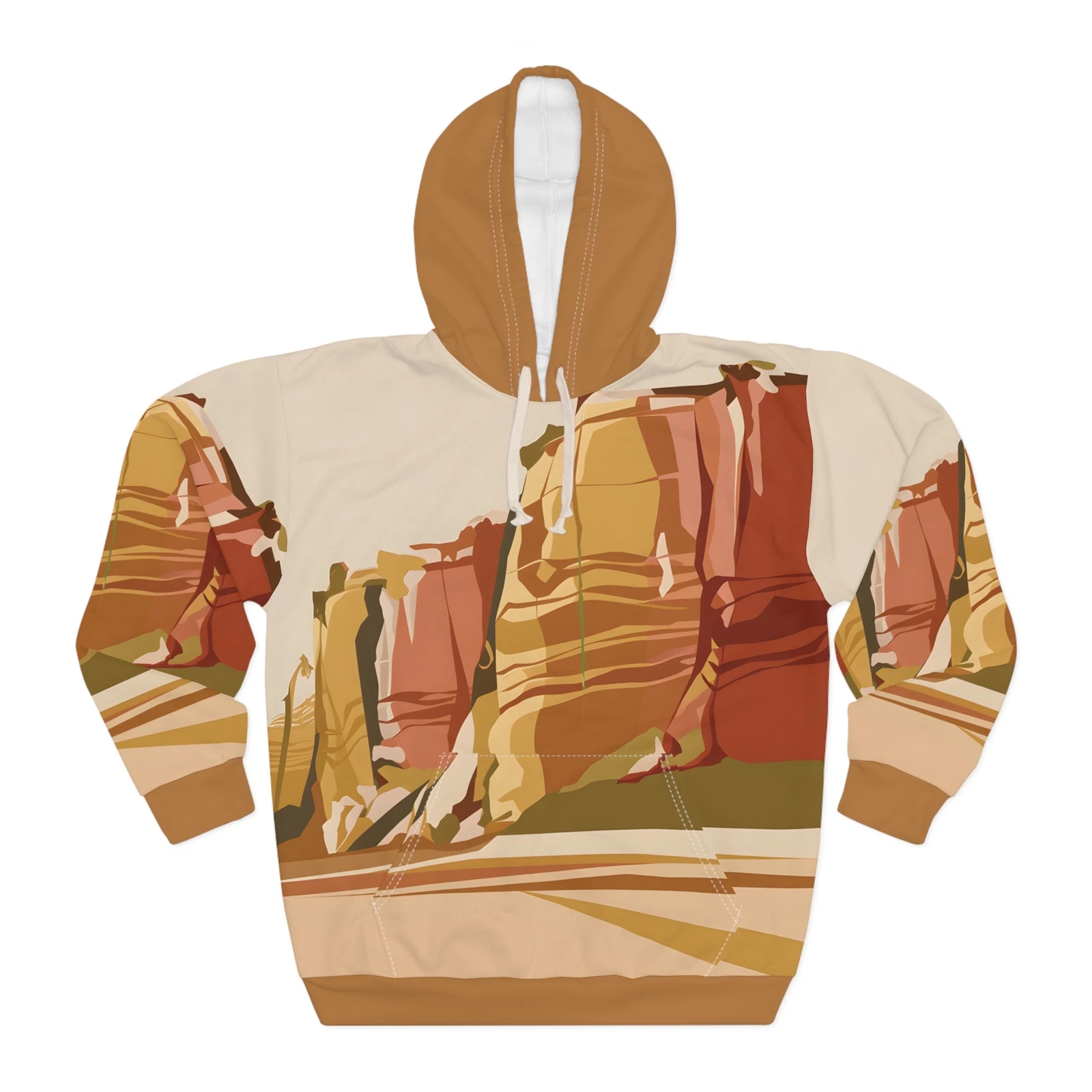 Golden Cliffs Hoodie All Over Print Desert Landscape Pullover Outdoor Travel
Opens in a new window o