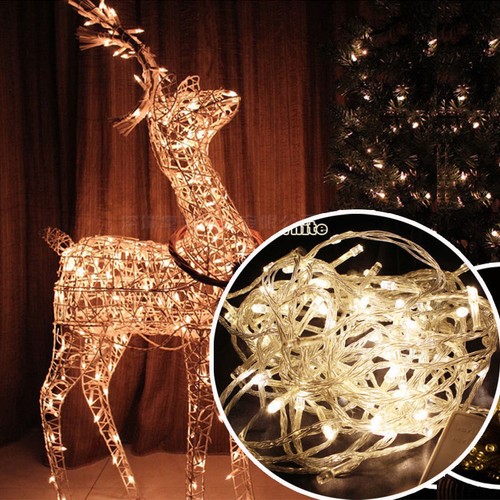 LED String Lights 100-200LED 10M 20M Christmas Fairy Light Waterproof Warm/White - Picture 21 of 43