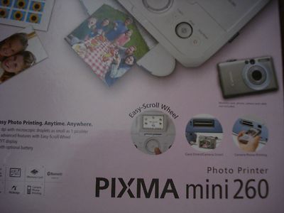 Canon PIXMA Mini260 Digital Photo Inkjet Printer