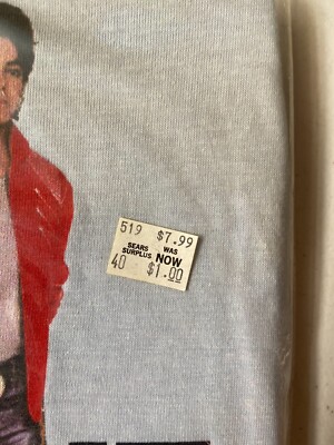 Vintage 1984 Michael Jackson Beat It T-Shirt Youth Small 6/8