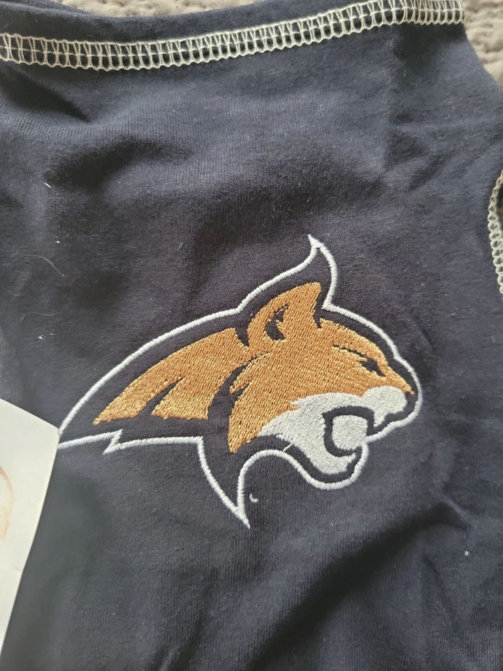 VESTIDO DE MODA ALL STAR DOGS Montana State talla xx-pequeño nuevo con etiquetas Foto 3 de 4