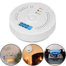 Carbon Monoxide Detector Warning Alarm Sensor LED Digital Battery Powered