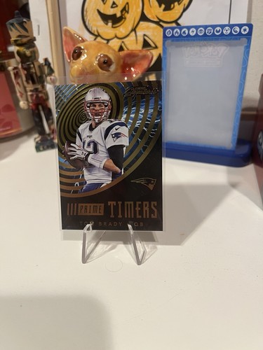 Tom Brady: Prime Timers - PT-TB - Gold Foil Galactic SSP - 2016 Prime Signatures - Picture 14 of 18