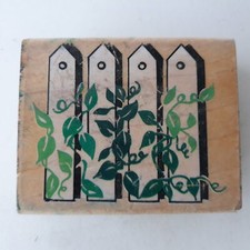 Rubber Stampede Posh Picket Z-384-E Rubber Stamp 3x2.5 Inches Z-384-E Z-384-E