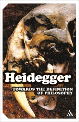 Heidegger - Towards the Definition of Philosophy - paperback or softba - X555z