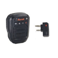 Bluetooth Wireless PTT Speaker Mic FOR KENWOOD TYT BAOFENG UV5R Radio iPhone