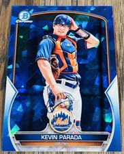 2023 Bowman Chrome Sapphire Kevin Parada BCP-91 New York Mets