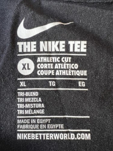 The Nike Tee Athletic Cut Team USA Shirt Men XL Black Olympics Graphic Logo Soft - Picture 3 of 15