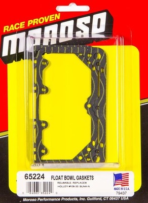 Moroso for Reusable Buna-N Holley Float Bowl Gasket - 2 Pack