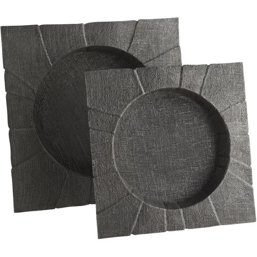 Cyan Design 11657 Baxter Antique Pewter Tray, Large - Picture 3 of 6