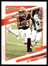 Tee Higgins 2021 Donruss #213 Bengals NFL READ FREE SHIPPING AutographDen