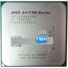 Processeur AMD Fm2 A4-7300 Ad7300oka23hl 3.8ghz Ordinateur Fixe _