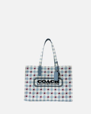 Gingham Coach handbag with cherries