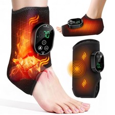 Cordless Foot Ankle Massager Pain Relief with 6 Heat Levels  3 Vibration Modes