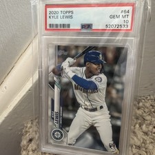 Kyle Lewis (RC) 2020 Topps PSA Gem Mint 10 - Seattle Mariners