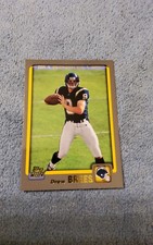 DREW BREES 2012 Topps Reprint 2001 Rookie Card RC Superbowl MVP Saints HOF HOT $. rookie card picture