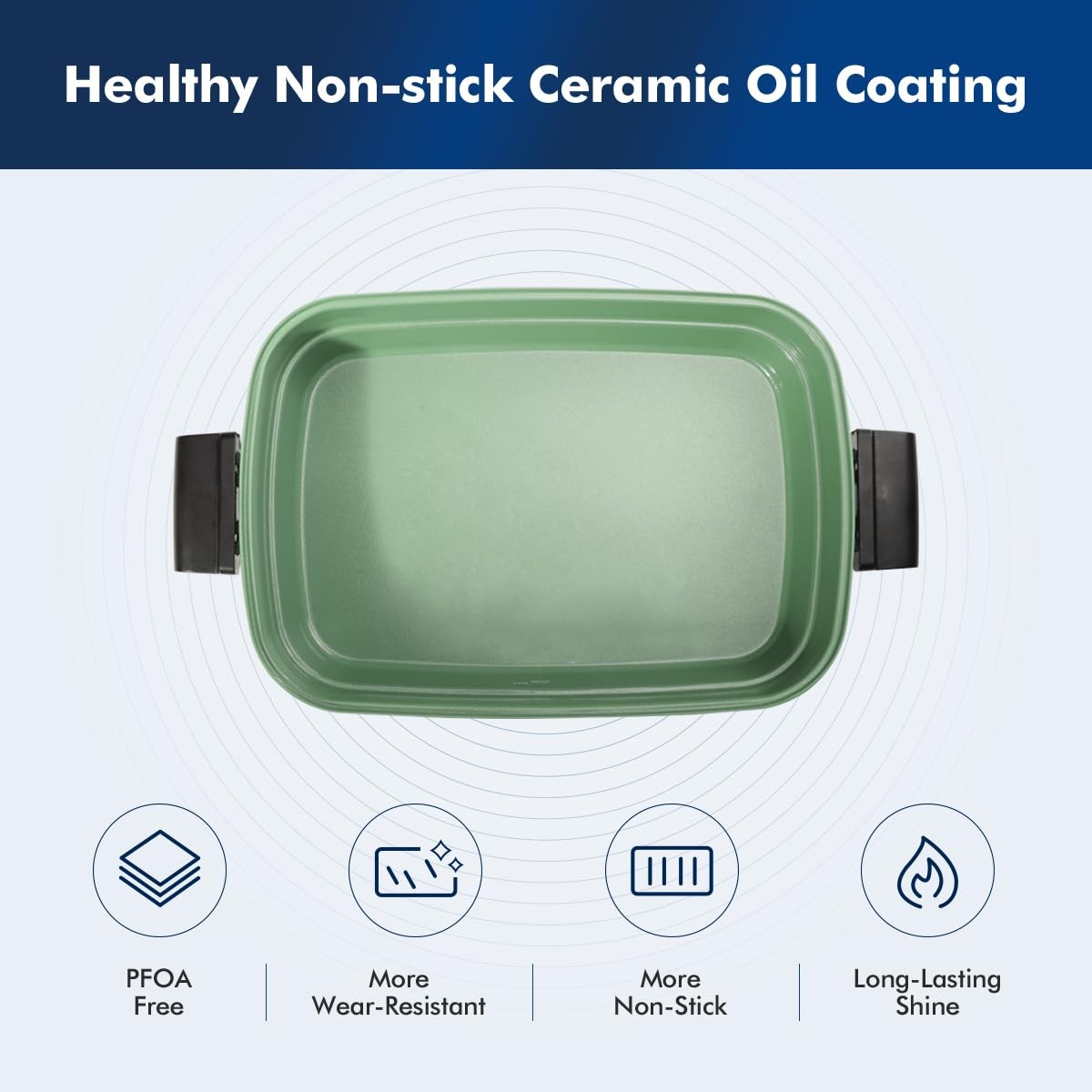 3-in-1 Electric Hot Pot, Multi-use Shabu Shabu Pot with Grill Pan & Steamer, ...