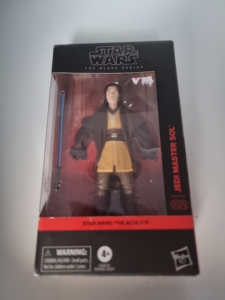 FIGURA JEDI MASTER SOL STAR WARS ACÓLITO LA SERIE NEGRA HASBRO EMBALAJE ORIGINAL 02 JUGUETE NUEVO
