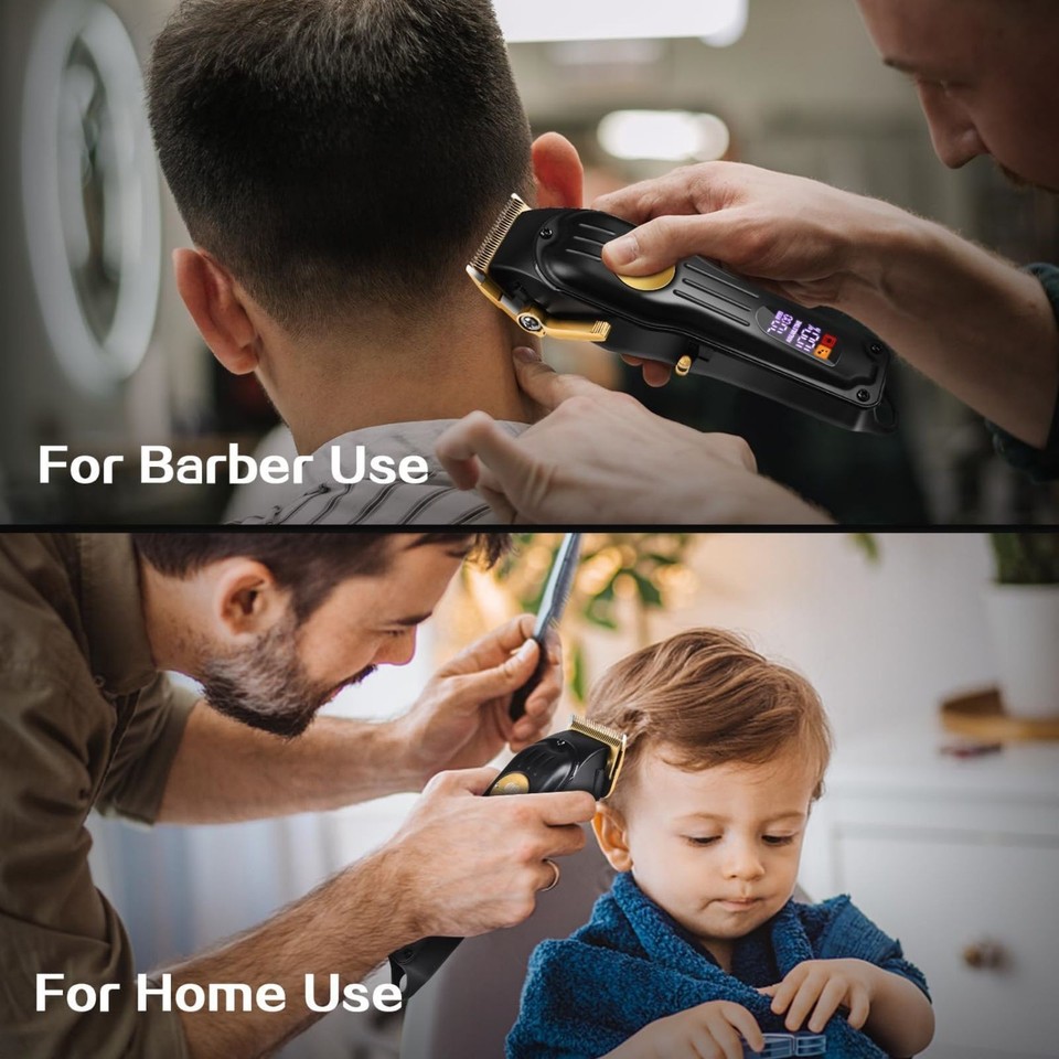 Men Shaver Machine Mens Hair Clippers Cordless Trimmer Machine Professional Electric ...