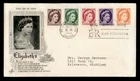 DR WHO 1954 CANADA FDC QEII COMBO ARTCRAFT CACHET R75630