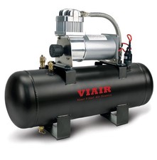 Viair 20005 High Flow 150 Psi 2-gallon 12v Matte Black Tank Air Compressor