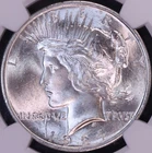 1924 P Peace Dollar NGC TOP 50 VAM 1A2 BAR 'D' & CRACK MS64, FREE SHIPPING