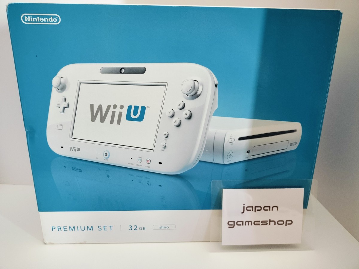 Nintendo Wii U WII U プレミアムセット SHIRO 32GB Nintendo Wii U 32GB Premium Set White Shiro Console A full