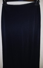 Vintage,Y2K CIO Black Solid Pull On Maxi Stretch Skirt. Size S.