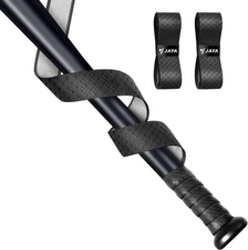 JAYA 2 Pack PU Bat Grip Tape – 1.1mm 1100 mm x 27 x 1.1 mm, Black Embossed 