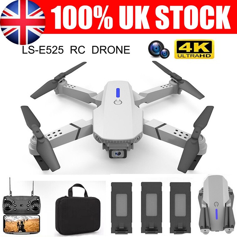 4K HD Drone X Pro Selfie Camera WIFI FPV GPS Foldable RC Quadcopter +3 Batteries
