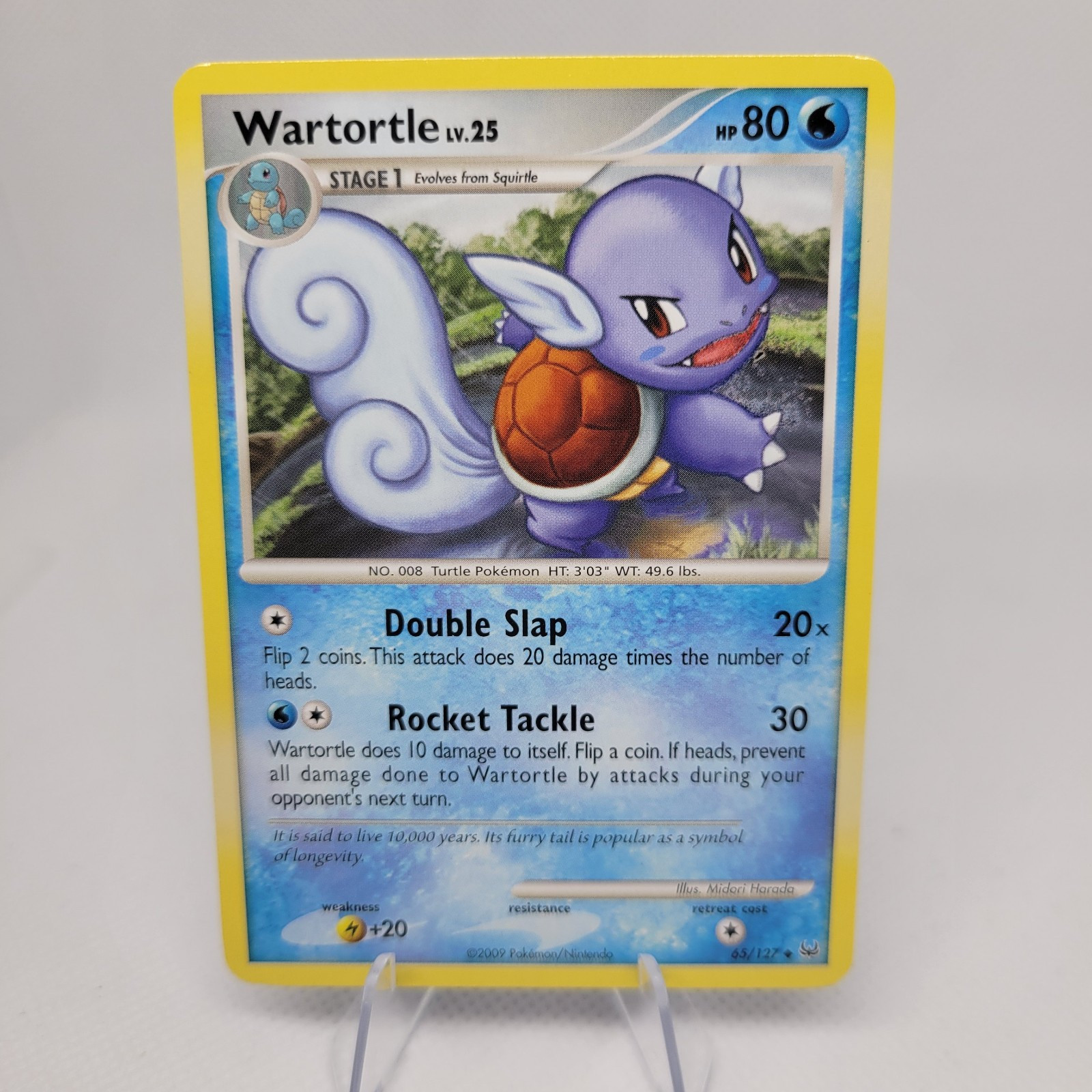 Wartortle 65/127 Platinum Regular Uncommon Pokémon Card TCG LP