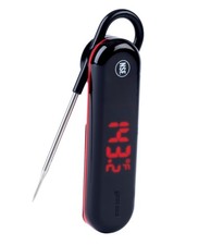 Touch Digital Thermometer with LCD Display Instant Read with Stainless Steel ...