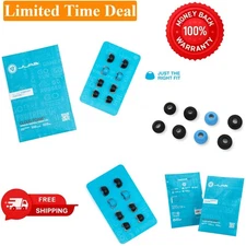 Advanced Cloud Foam Earbud Tips - Optimal Sound with 4 Pairs of Memory Foam Tips