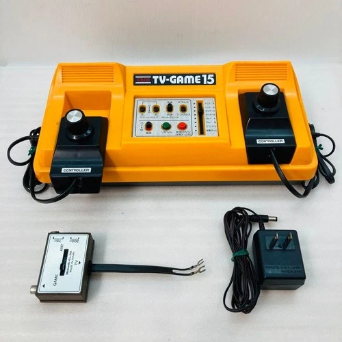Nintendo COLOR TV GAME 15 Console Boxed CTG-15S Tested System Original AC adapte