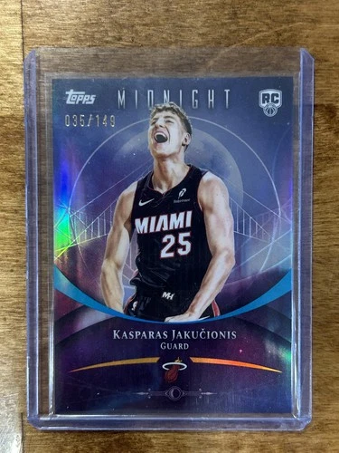2025-26 Topps Midnight - Kasparas Jakucionis #80 Morning /149 (RC)