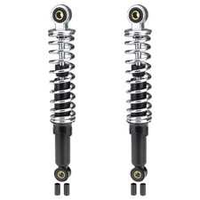 280mm Federbein Satz schwarz/chrom Sto&szlig;d&auml;mpfer Universal f&uuml;r Mofa Moped Mokick