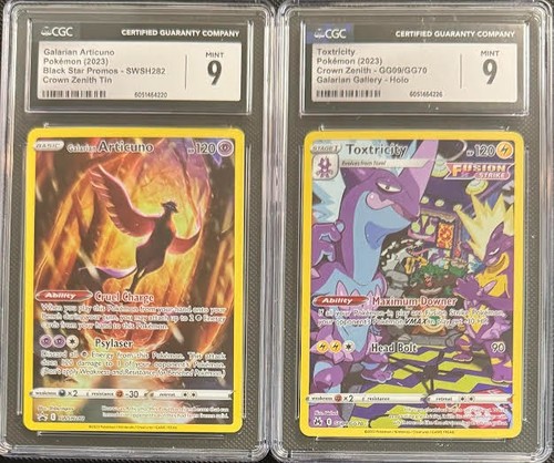 Galarian Articuno graded CGC 9 for sale on eBay