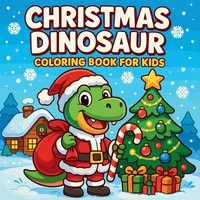 Chris Martin | Christmas Dinosaur Coloring Book For Kids | Taschenbuch (2025)