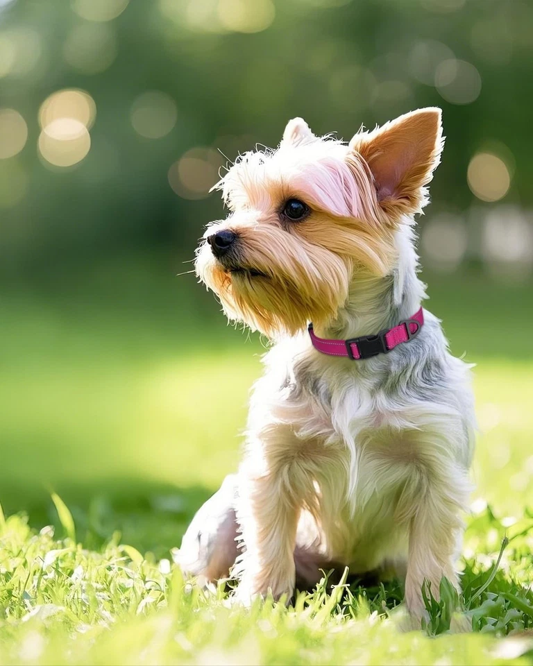 Dog Collar, Reflective and Adjustable Nylon Collar with Quick-Rele - Image 2 of 4