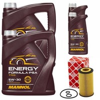 MotoröL Set Mannol 5W-30 Energy Formula 12 Liter + ÖLfilter FüR Mercedes 516