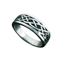Celtic Knot Stainless Steel Ring