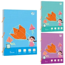 Koyoata Pull String 3D Geometry Learning Book - Boutiquefortun Toy For Kids Age 