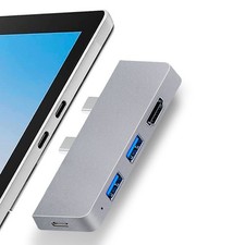 Black/Silver Docking Station Spare Parts for Surface Pro9 X Type-C to HDMI