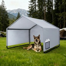 3 in 1 Extra Large Dog Canopy Outside,All-Season Outdoor Dog Shade XL with Ro...