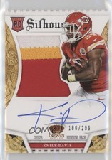 2013 Panini Crown Royale Silhouettes Auto 186/299 Knile Davis #219 Auto 0af
