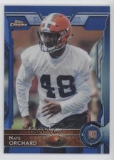 2015 Topps Chrome Rookies Blue Refractor 173/199 Nate Orchard #164 fm0
